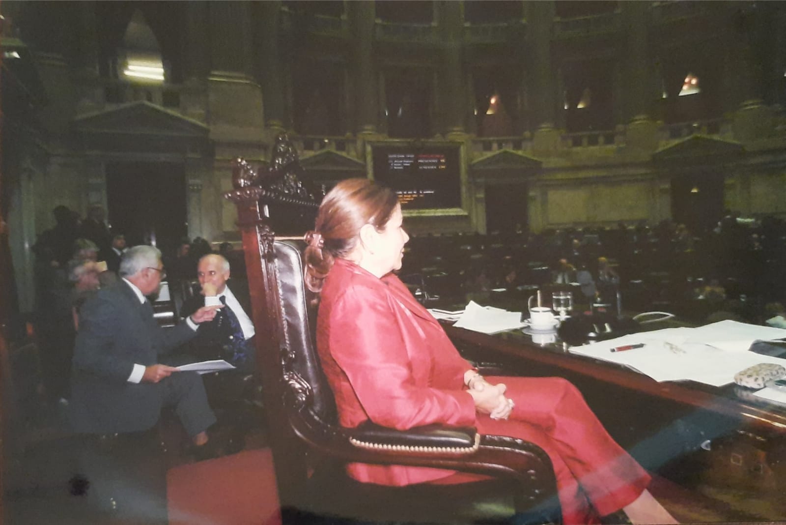 En la Presidencia de la Cámara de Diputados